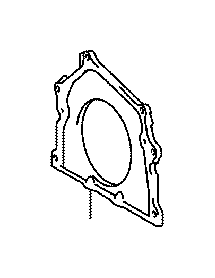 View 113810P020 Engine Crankshaft Seal Retainer (Rear) Full-Sized Product Image