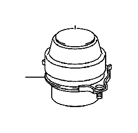 View 1237136270 INSULATOR,  ENGINE MOUNTING,  REAR NO. 1 Full-Sized Product Image