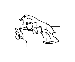View 1635550030 Engine Coolant Crossover Pipe (Front) Full-Sized Product Image