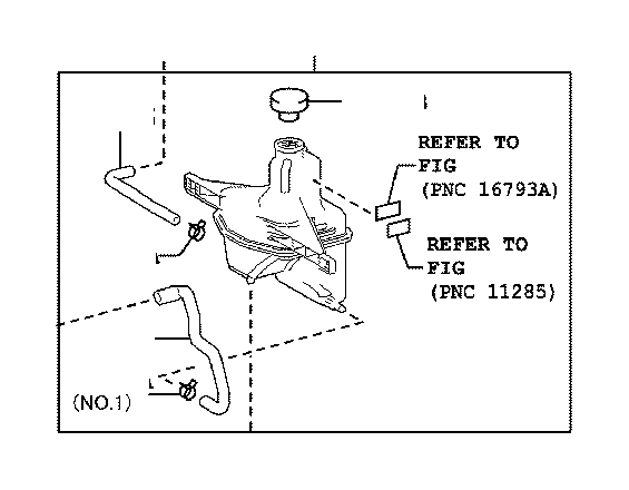 View 1647038092 Engine Coolant Reservoir Full-Sized Product Image