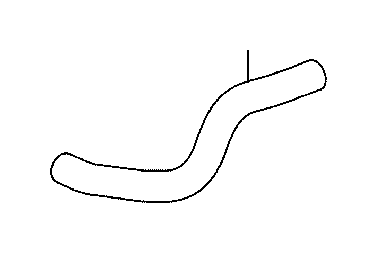 View 1657436030 Radiator Coolant Hose Full-Sized Product Image