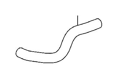 View 1657436040 Radiator Coolant Hose Full-Sized Product Image