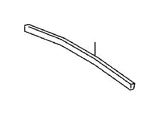 View 165610P130 Radiator Air Seal Full-Sized Product Image