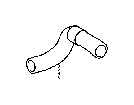 View 1657331060 Radiator Coolant Hose Full-Sized Product Image