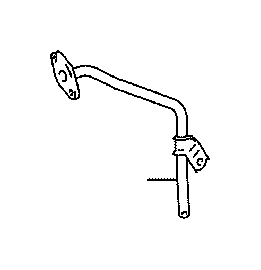 View 1628836050 PIPE,  WATER BY-PASS,  NO. 4 Full-Sized Product Image