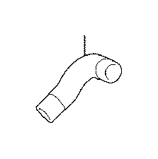 View 162610P020 HOSE,  WATER BY-PASS Full-Sized Product Image