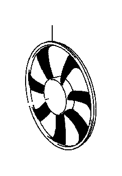 View 1636131430 Engine Cooling Fan Blade (Right) Full-Sized Product Image