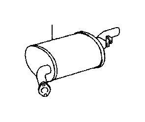 View 1744046110 Exhaust Muffler Full-Sized Product Image