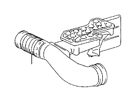 View 1787550290 Engine Air Intake Hose Full-Sized Product Image