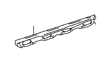 View 1719850010 Exhaust Manifold Gasket (Left) Full-Sized Product Image