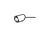 View 1740831030 Exhaust Tail Pipe Tip Full-Sized Product Image
