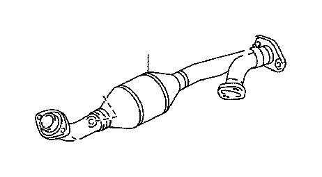 View 1741038390 PIPE ASSEMBLY,  EXHAUST,  FRONT Full-Sized Product Image