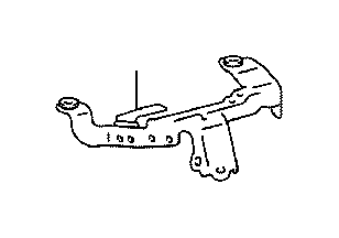 View 1716336020 Exhaust Manifold Heat Shield Bracket Full-Sized Product Image