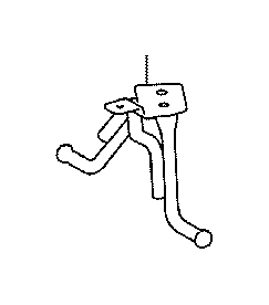 View 1757231100 Exhaust System Hanger Bracket Full-Sized Product Image