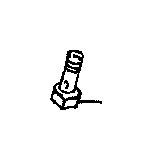 View 9040112097 Turbocharger Oil Line Bolt (Left, Right) Full-Sized Product Image