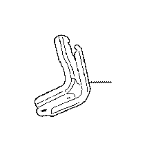 View 3382348120 Automatic Transmission Shifter Cable Bracket Full-Sized Product Image