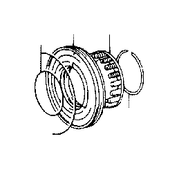 View 3560622030 PISTON SUB-ASSEMBLY,  DIRECT CLUTCH Full-Sized Product Image