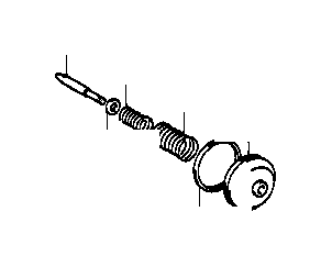 View 3582250040 ROD,  2ND COAST BRAKE PISTON Full-Sized Product Image