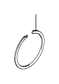 View 9052199013 RING,  HOLE SNAP (FOR 2ND BRAKE CYLINDER) Full-Sized Product Image