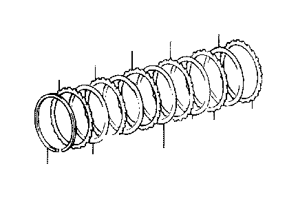 View 3564850010 Transmission Clutch Friction Plate Full-Sized Product Image