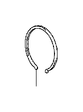 View 9052199148 RING,  SHAFT SNAP (FOR FRONT PLANETARY RING GEAR) Full-Sized Product Image