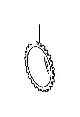 View 3563560010 FLANGE,  FORWARD CLUTCH Full-Sized Product Image