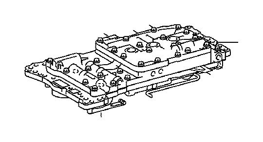 View 354100W020 Automatic Transmission Valve Body Full-Sized Product Image