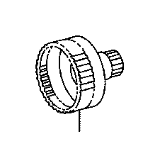 View 3504930020 HUB SUB-ASSEMBLY,  REVERSE CLUTCH Full-Sized Product Image