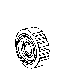 View 3578950150 RACE,  THRUST BEARING (FOR FRONT CLUTCH DRUM) Full-Sized Product Image