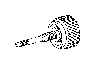 View 3570130131 Automatic Transmission Input Shaft Full-Sized Product Image