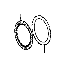 View 3566750070 Transmission Clutch Friction Plate Full-Sized Product Image