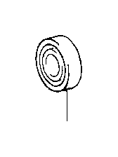 View 9036328013 Transfer Case Output Shaft Bearing Full-Sized Product Image