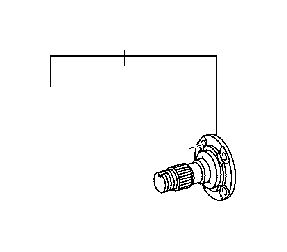 View 3620242011 SHAFT SUB-ASSEMBLY,  TRANSFER OUTPUT,  REAR Full-Sized Product Image