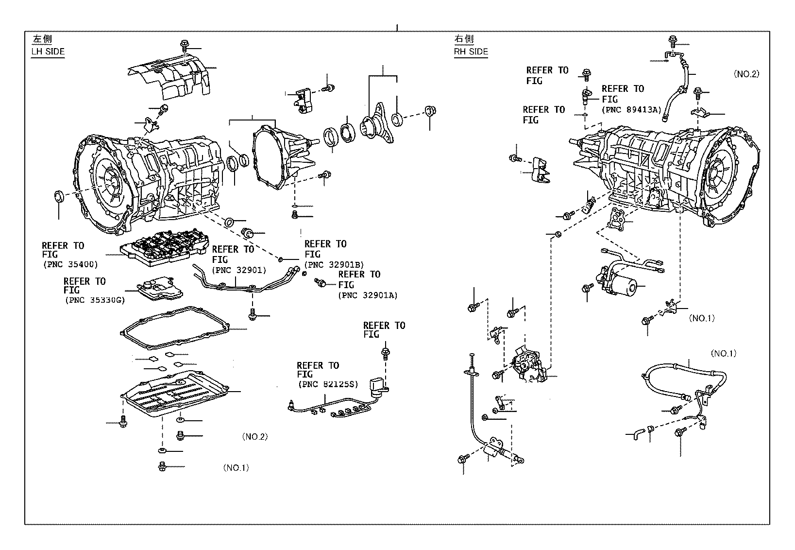 View 3515111010 COVER,  AUTOMATIC TRANSMISSION CASE Full-Sized Product Image