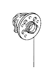 View 424100E050 Wheel Bearing and Hub (Left, Right, Rear) Full-Sized Product Image