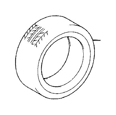 View 4265A0F020 TIRE (FOR SPARE) Full-Sized Product Image