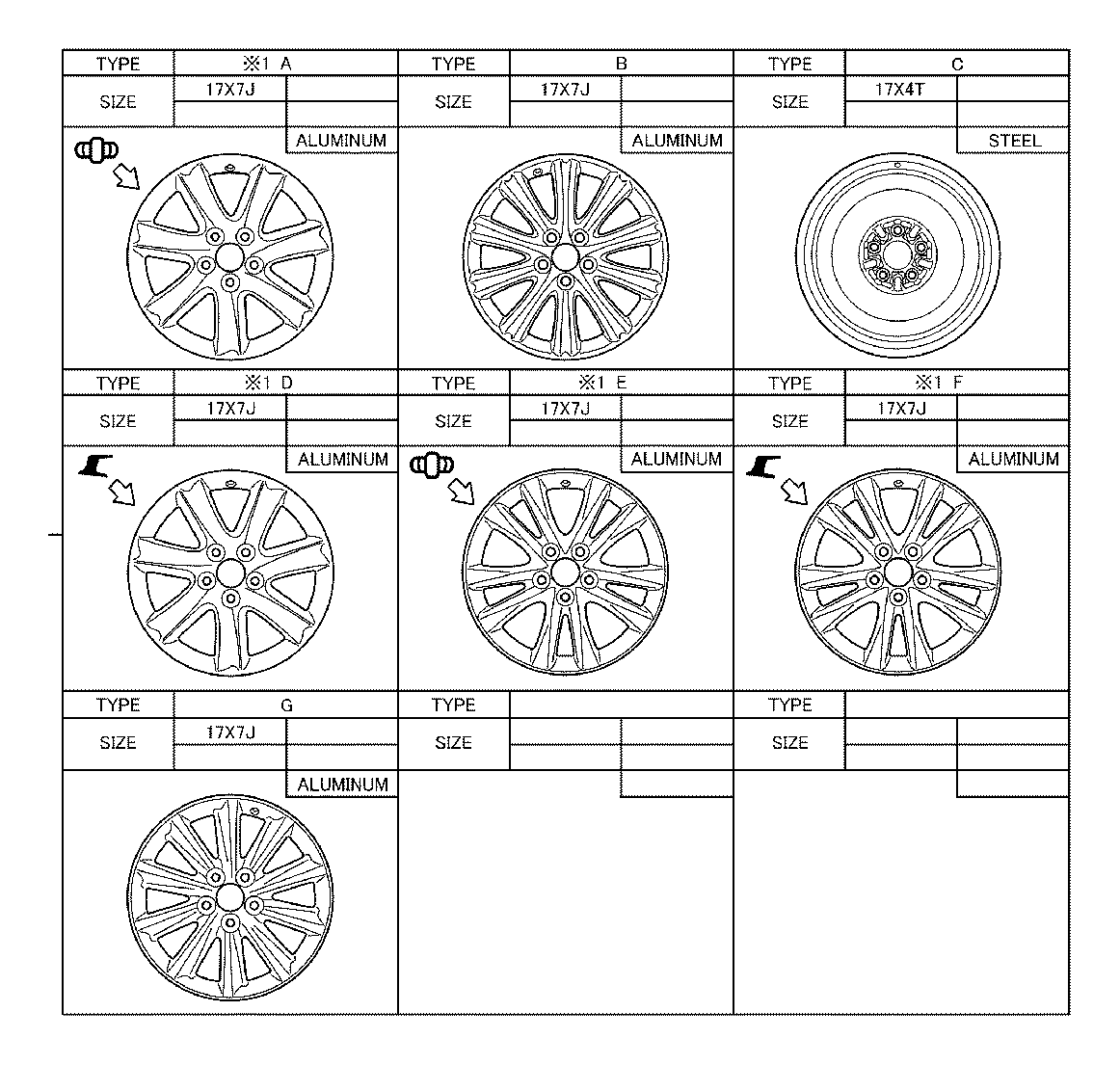 View 4261A33061 Wheel Full-Sized Product Image