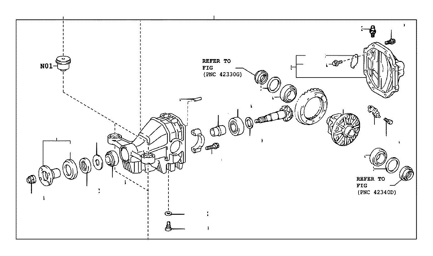 View 9036630108 Differential Pinion Bearing (Front, Rear) Full-Sized Product Image