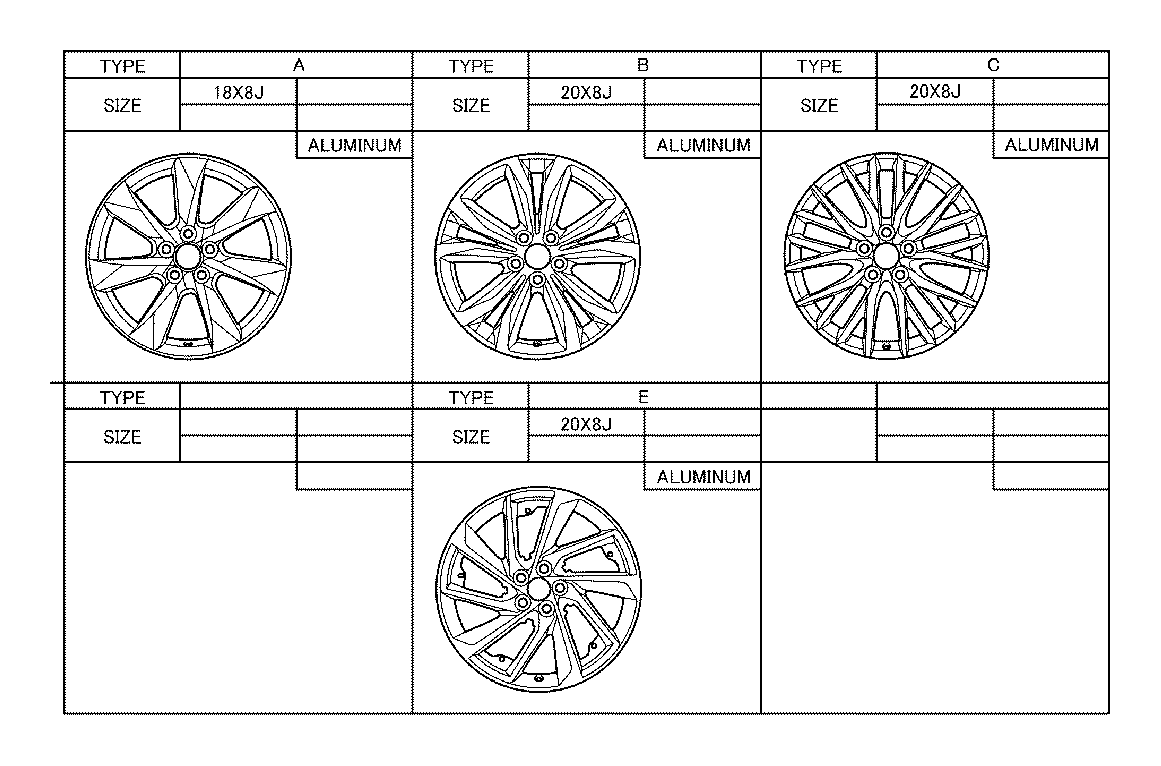 Lexus RX 450h Wheel. REINFORCED - 426110T031 | Lexus, Roseville CA