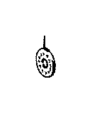 View 4121430030 SLINGER,  FRONT DIFFERENTIAL DRIVE PINION OIL Full-Sized Product Image