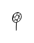 View 4136134010 Differential Side Gear Thrust Washer (Front, Rear) Full-Sized Product Image