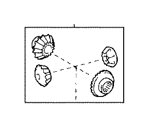 View 4103935010 Differential Pinion Gear (Rear) Full-Sized Product Image