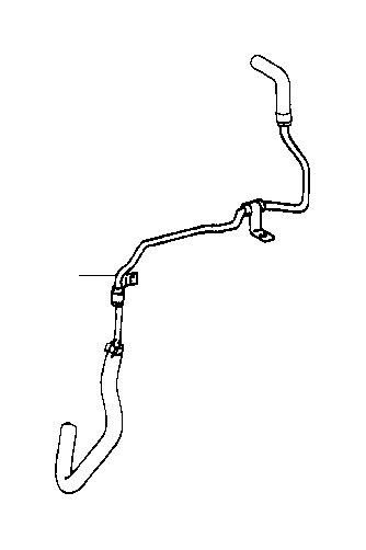 View 4440648010 Power Steering Return Hose Full-Sized Product Image