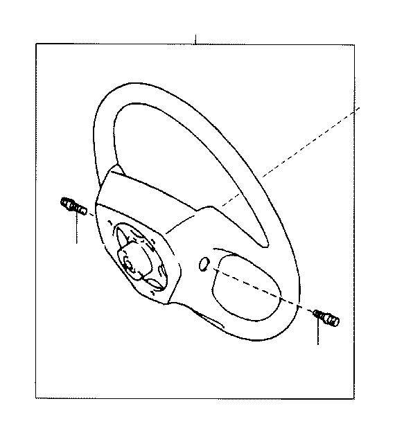 View 4510048380E0 Steering Wheel Full-Sized Product Image