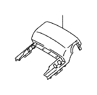 View 452860E020E0 Steering Column Cover (Upper) Full-Sized Product Image