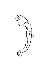 View 466210E010 Parking Brake Lever (Left) Full-Sized Product Image
