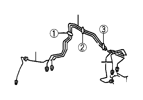 View 4732230300 TUBE,  REAR BRAKE,  NO. 2 Full-Sized Product Image