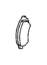 View 0446660070 Disc Brake Pad Set (Rear) Full-Sized Product Image