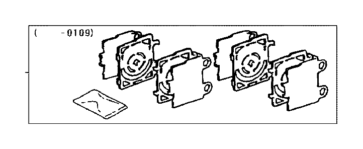 View 0494630071 Disc Brake Pad Shim (Rear) Full-Sized Product Image