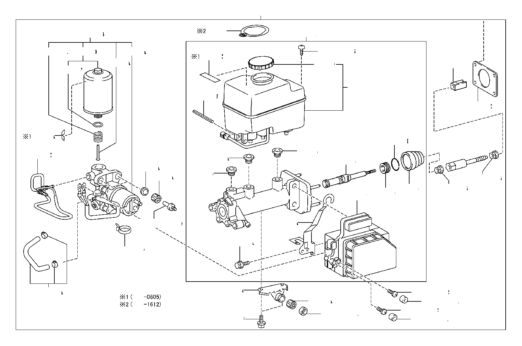 View 4459160070 BRACKET,  BRAKE ACTUATOR,  NO. 1 Full-Sized Product Image